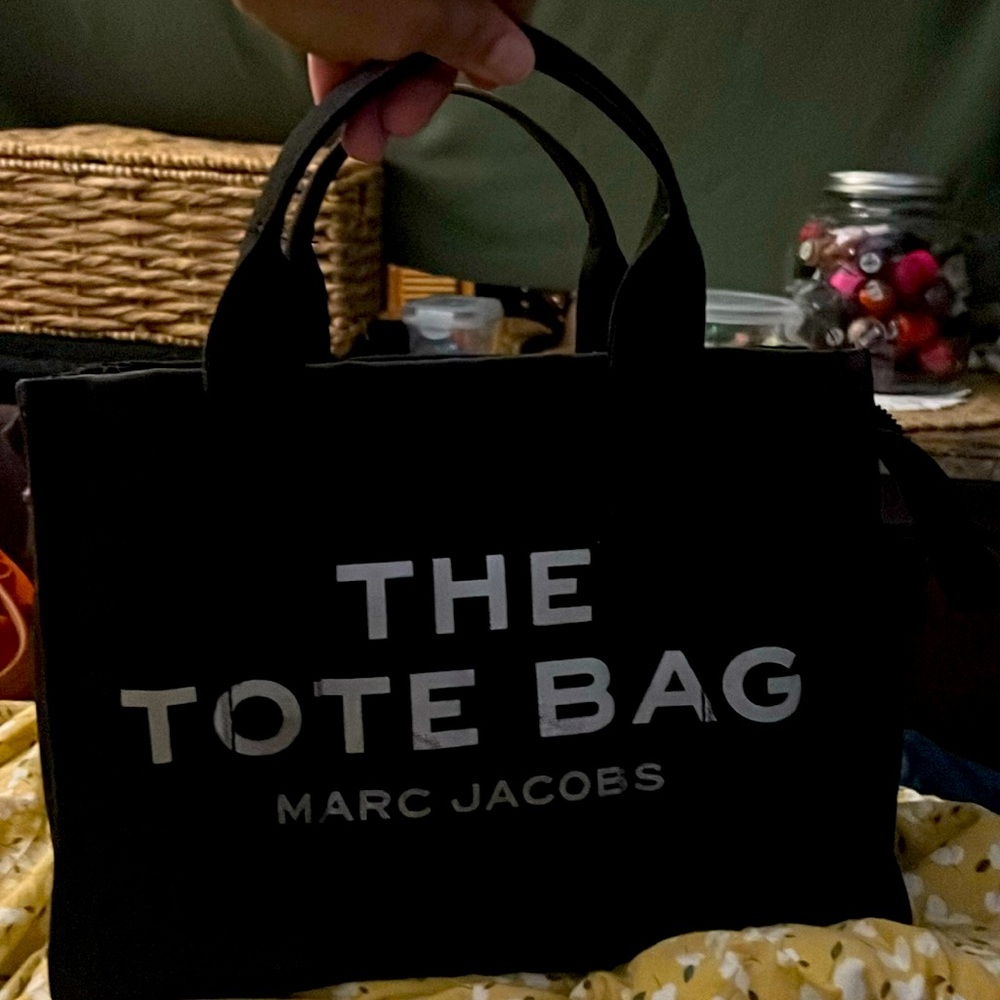 Marc Jacob’s Tote bag. Medium. Black with grey lettering.
